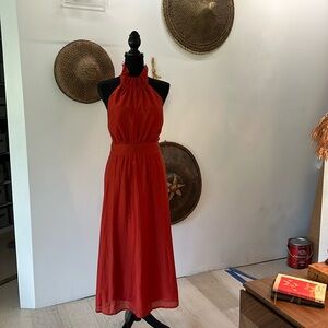 Banana republic dress size 4 fully lined maxi dress